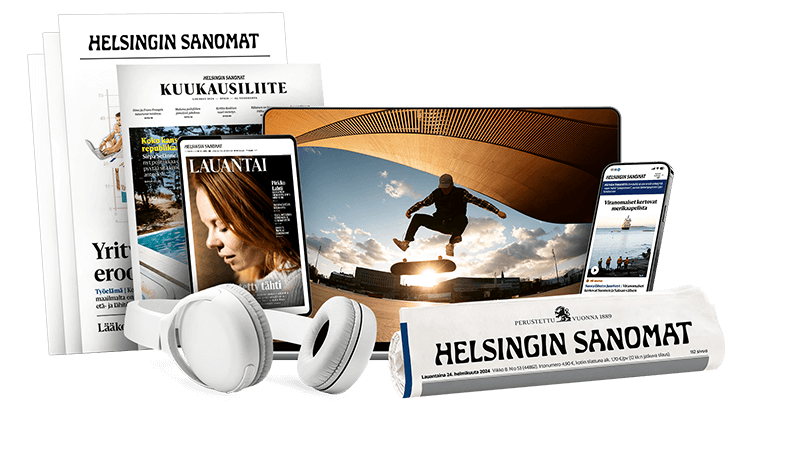 Helsingin Sanomat lehti viikonloppuisin ja HS Digi+